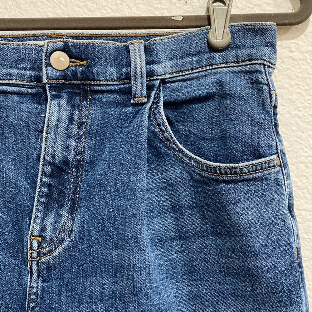 Velvet By Graham & Spencer Harlow High Rise Wide Leg Anchor Wash Denim Jeans 28 - Picture 3 of 10